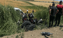 Adıyaman’da yangını söndürmek isterken traktörün altında kaldı