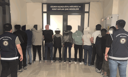 Afyon'da polis operasyonu: 9 düzensiz göçmen yakalandı