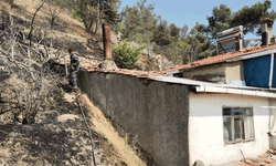 Amasya'da otluk alanda çıkan yangına itfaiye müdahale etti