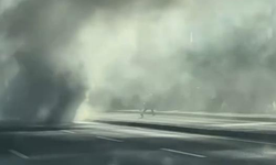 Ankara'da öğrenci taşıyan otobüs alev alev yandı