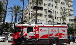 Antalya'da korkutan balkon yangını