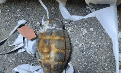 Ardahan'da doğal gaz hattı kazısı sırasında el bombası bulundu