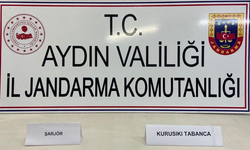 Aydın’da kurusıkı tabanca ele geçirildi