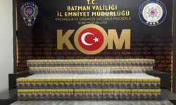 Batman'da kamyonet içinde 5 bin 240 paket sigara ele geçirildi