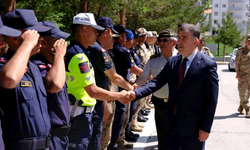 Bayburt'ta görevli güvenlik güçlerinin bayramı kutlandı