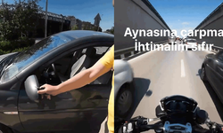 Bursa’da otomobil sürücüsü ‘aynamı kırdın’ dedi, motosikletli gencin kask kamerası gerçeği ortaya çıkardı