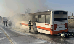 Eskişehir'de yolcu otobüsünde yangın: 1 yaralı