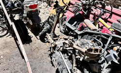 Hatay'da motosiklet ustasının 35 yıllık emeği yangında küle döndü