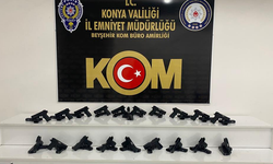 Konya'da 50 adet ruhsatsız tabanca ele geçirildi