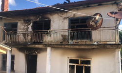 Konya’da  korkutan ev yangını