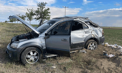 Konya'da SUV araç takla attı: 2 yaralı