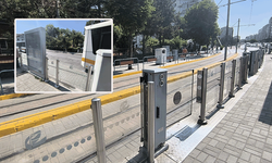 Kurban Bayramı’nda kaza yaşanan tramvay durağı onarıldı