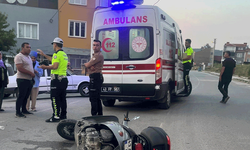 Kütahya'da trafik kazası: Motosiklet sürücüsü yaralandı