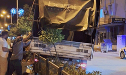 Mersin'de park halindeki kamyonetin freni boşaldı