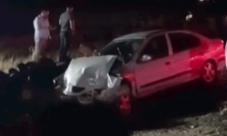 Şanlıurfa'da kontrolden çıkan otomobil taşlara çarptı: 2 yaralı