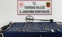 Tekirdağ'da tarihi eser operasyonunda binin üzerinde sikke ele geçirildi