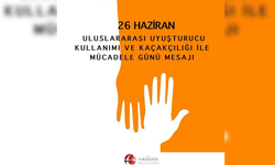 Vali Aksoy’dan ''Uluslararası Uyuşturucu Kullanımı ve Kaçakçılığı ile Mücadele Günü'' mesajı