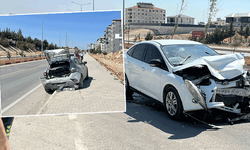 Adıyaman’da aynı yönde seyreden araçlar çarpıştı: 2 yaralı
