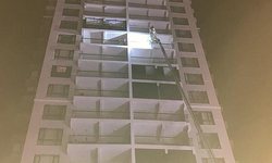 Ankara'da 26 katlı binada yangın paniği