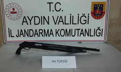 Aydın'da ruhsatsız av tüfeği ele geçirildi