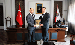 Başkan Dökmeci’den Emniyet Müdürü Yılmaz’a ziyaret
