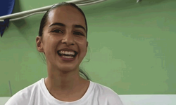 Beylikova Gençlik Yaz Kulübü'nde Kız Voleybol takımı hem spor yapıyor hem sosyalleşiyor