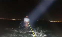 Çanakkale Boğazı’ndan geçen genel kargo gemisi makine arızası yaptı
