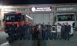 Erzurum'dan Hatay'a itfaiye desteği