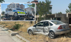 Eskişehir’de kazaya giden polis aracına otomobil çarptı: 1’i polis 3 yaralı