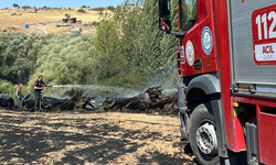 Eskişehir’de tarım arazisinde yangın paniği