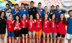 Eskişehirli yüzücülerden Afyon’da başarılı performans
