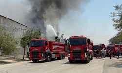 Gaziantep'te halı fabrikasındaki yangın kontrol altına alındı