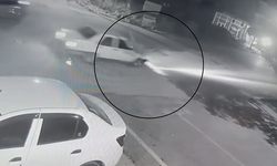 Hatay'da aracın çarptığı adam metrelerce savruldu
