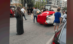 Hatay'da asker uğurlama konvoyunda kaza