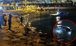 İstanbul'da park halindeki cip denize uçtu: 3 saatte çıkarıldı