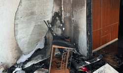 Kahramanmaraş'ta apartman dairesinde yangın çıktı