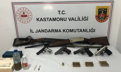 Kastamonu’da silah kaçakçılarına yönelik jandarmadan operasyon
