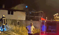 Konya'da müstakil evde yangın çıktı
