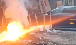 Şanlıurfa'da altyapı kazısında elektrik kabloları patladı
