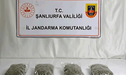 Şanlıurfa'da jandarma ekipleri 6 kilo yasaklı madde ele geçirdi