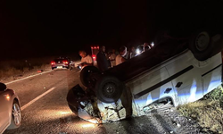 Zonguldak'ta direksiyon hakimiyetini kaybeden otomobil takla attı: 1 yaralı