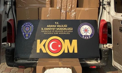 Adana'da 17 milyonluk kaçak doldurulmuş sigara ele geçirildi