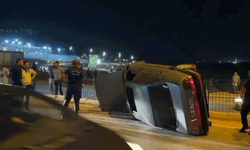 Adıyaman'da bir sürücü kontrolünü kaybetti araç takla attı