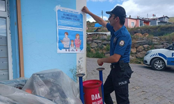 Ardahan’da polis ekiplerinden vatandaşa broşürlü uyarı
