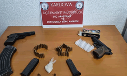 Bingöl'de polis yasaklı madde ve 2 adet kurusıkı tabanca ele geçirdi