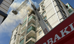 Diyarbakır'da 8 katlı binada korkutan yangın: Vatandaşlar tahliye edildi