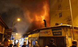Erzurum'da cağ kebabında çıkan yangın kontrol altına alındı