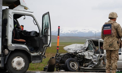 Erzurum’da jandarma bölgesinde 37 trafik kaza