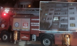 Eskişehir’de apartmanda gece çıkan yangın mahalleyi ayağa kaldırdı