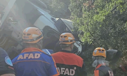 Eskişehir'de beton mikseri şarampole yuvarlandı: 1 yaralı